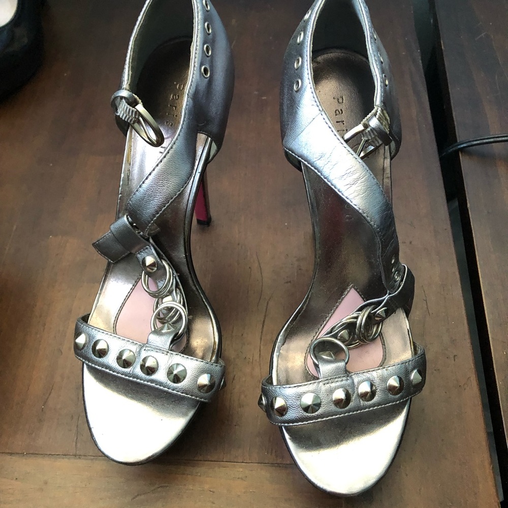 Paris Hilton pink bottom shoes